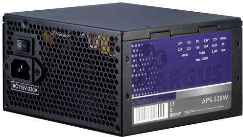 Inter-Tech Argus APS PC Netzteil 520W in Schwarz und Gelb - Bild 1