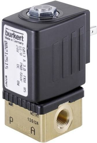 Bürkert Direktgesteuertes Ventil 134257 6013 24 V/AC G 3/8 Muffe Nennweite 6mm multicolour - Bild 1