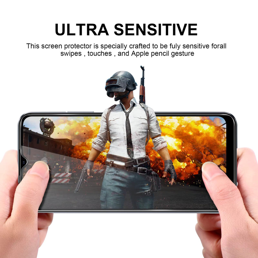 Displayschutzfolie aus gehärtetem Glas für OPPO Realme C11 2021, transparent, 9H HD Schutzglas - Bild 2