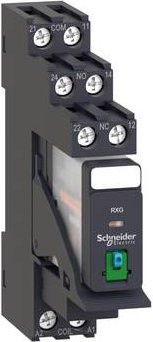 Schneider Electric Interfacerelais RXG21BDPV in Schwarz, 30 Stück - Bild 1