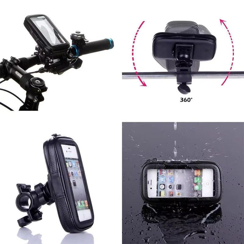 TOKOHANSUN Touchscreen Fahrrad Handyhalterung mit 360-Grad-Rotation in Schwarz - Bild 4