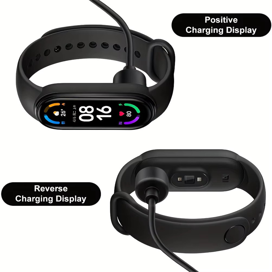 Xiaomi USB-Ladekabel, magnetische Ladestation, Schwarz, Mi Band 5 6 7 - Bild 6