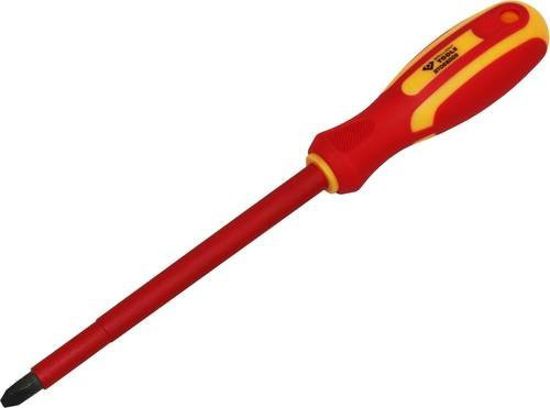 Brilliant Tools Kreuzschlitz-Schraubendreher PH 3 in Rot aus Edelstahl - Bild 1