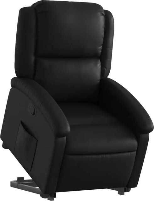 vidaXL Relaxsessel mit elektrischer Aufstehhilfe für Senioren, Schwarz, Kunstleder - Bild 1