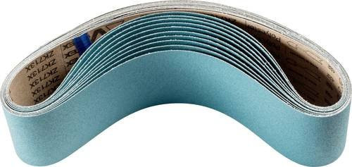 PFERD Zirkon Schleifband für Bandschleifer, Körnung 120, Grau, L x B: 1000 x 100 mm, 10 Stück - Bild 1