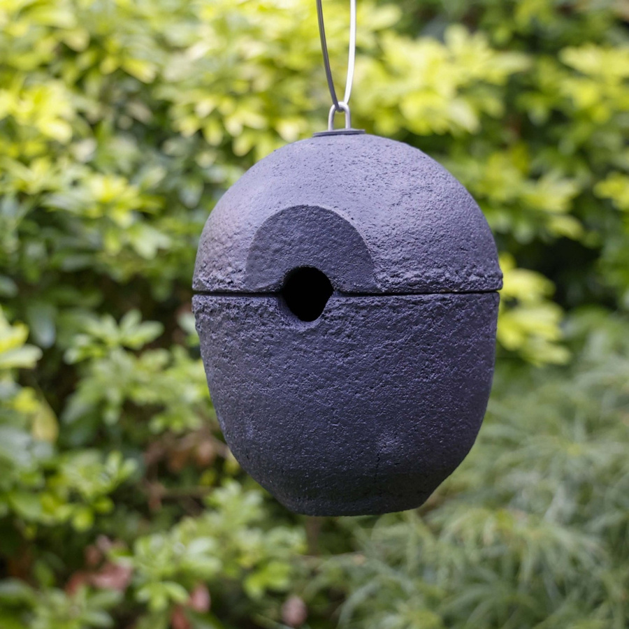 CJ Wildlife WoodStone Nistkasten Malaga aus Holzbeton in Schwarz - Bild 3