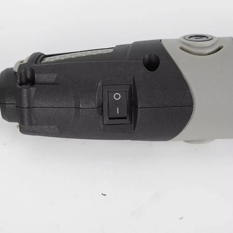 Mini-Elektroschleifer mit 400 W und variabler Geschwindigkeit, 28000 U/min, graues Bohrstabschleifer-Set mit 6 Schleifmaschinen für Schnitzarbeiten, 220 V - Bild 2