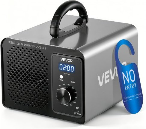VEVOR Ozone Generator Industrie Ozonmaschine 36000mg/h Silber mit Timer und Verzögerungsstart zur Geruchsentfernung für bis zu 300 m² - Bild 1