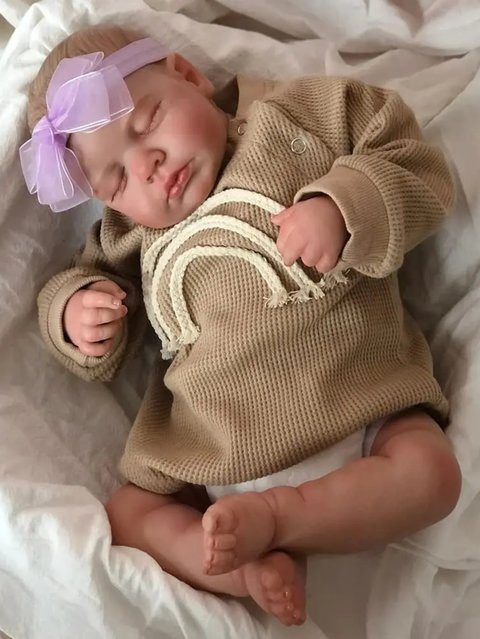 OtardDolls Loulou Puppe Neugeborene Baby Puppe, Bunt / Mehrfarbig - Bild 1