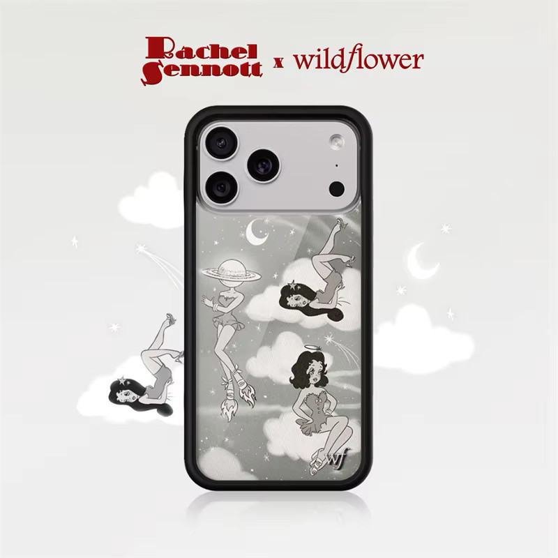 Handyhülle Rachel Sennott Wildflower Girl Moon für iPhone 17 16 15 14 13 12 Pro Max Plus in Multicolour - Bild 3