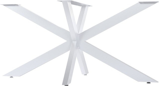 CLP Tischbeine Hardwick Sternförmiges Tischgestell aus pulverbeschichtetem Stahl in industrieller Optik, Höhe: 71 cm - Bild 1