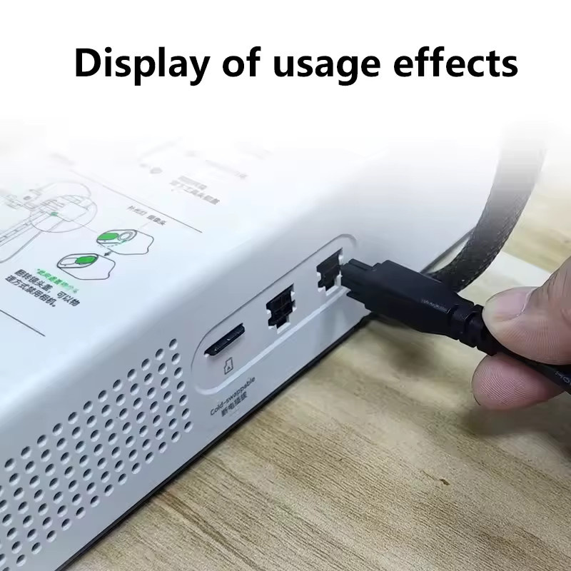 Bambu Lab AMS Lite Verlängerungskabel mit Magnetringfilter für Bambu Lab A1 Mini, 4-Pin-Kabel, Farbe: Schwarz - Bild 2