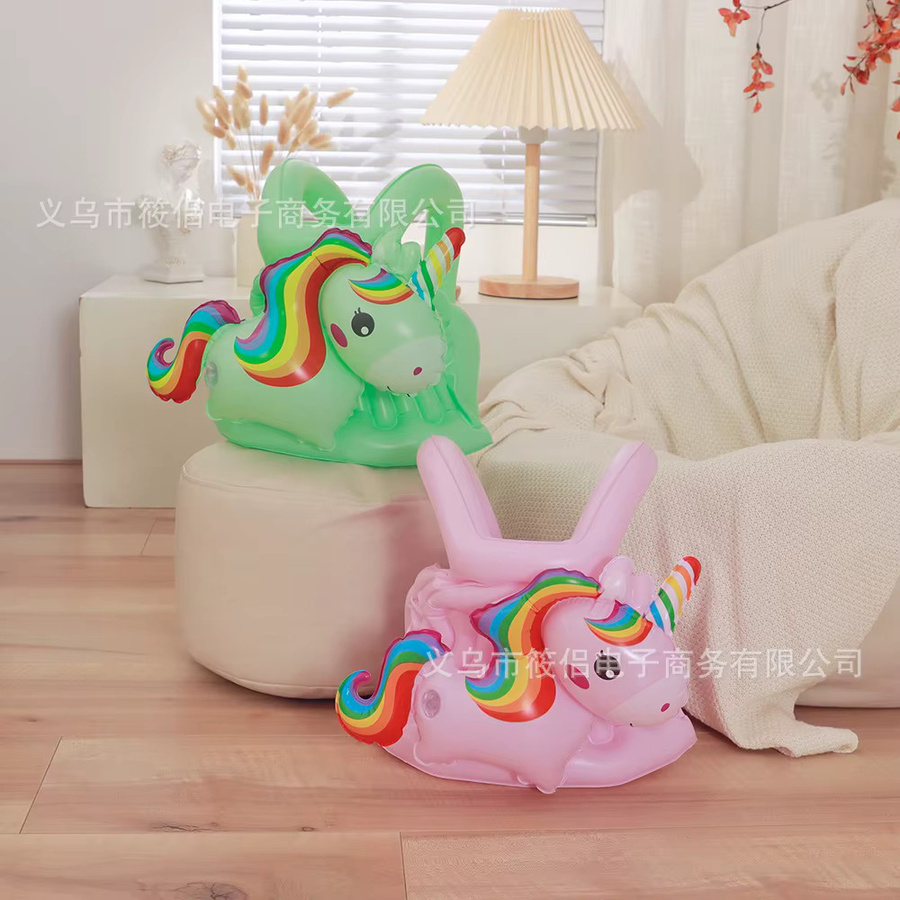 CatXaa Regenbogen-Flügel-Einhorn Schwimmweste, Aufblasbare Auftriebsweste - Bild 2