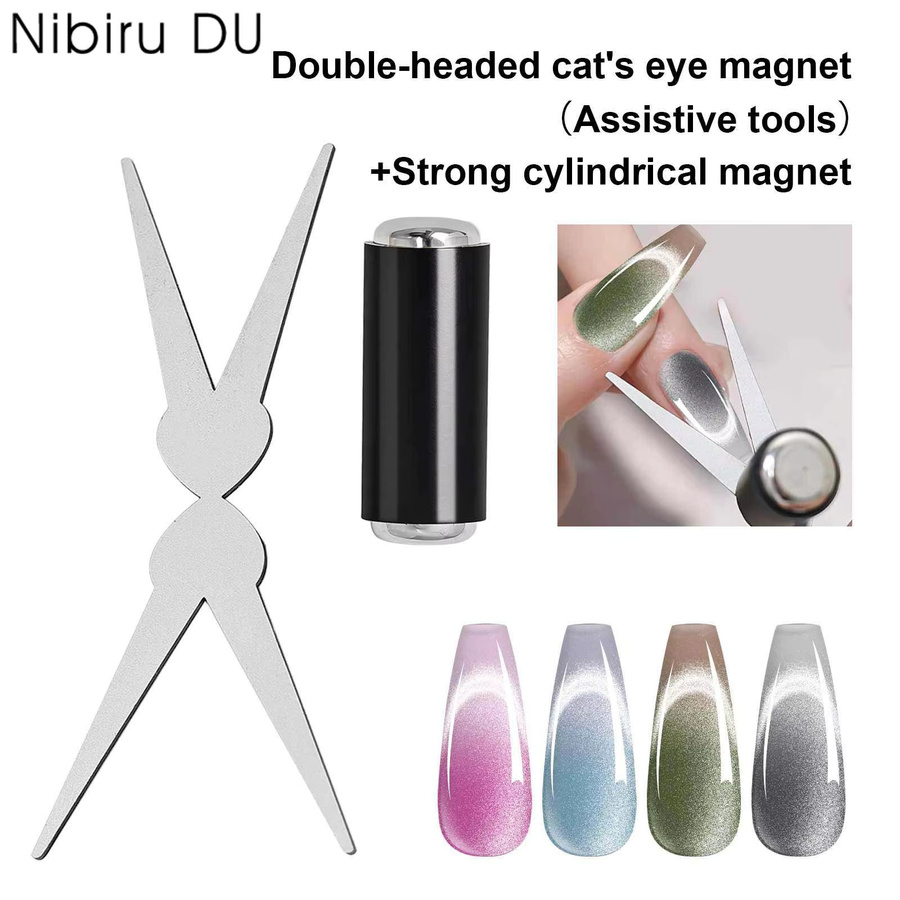 Nibiru DU Cat Eye Magnetisches Nagelgel, Schimmernd, Unisex - Bild 2