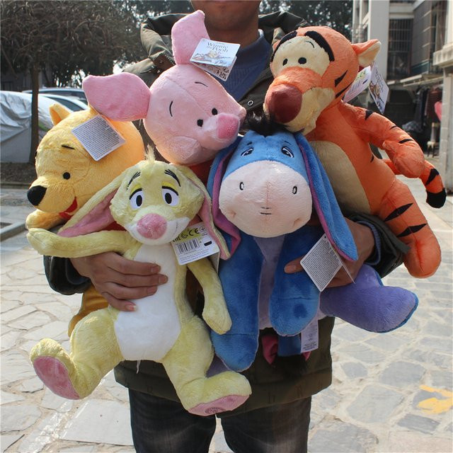 Potdemiel Disney Winnie Puuh Bär, Tigger, Eeyore Esel, Piglet, Plüschtiere, Set / Bundle - Bild 1