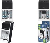 Ansmann Comfort Plus Rundzellen-Ladegerät für NiMH Akkus der Typen AA, AAA und 9V Block - Bild 2