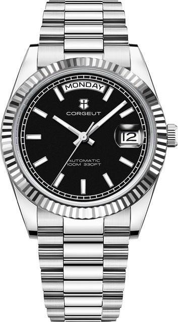 Corgeut Armbanduhr Automatik, Gold, Edelstahl, 39 mm, Herren - Bild 1