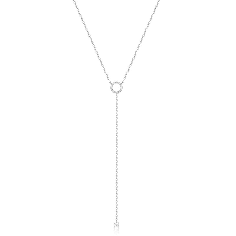 fhiva Halskette, 925 Silber, Zirkonia, Damen - Bild 2