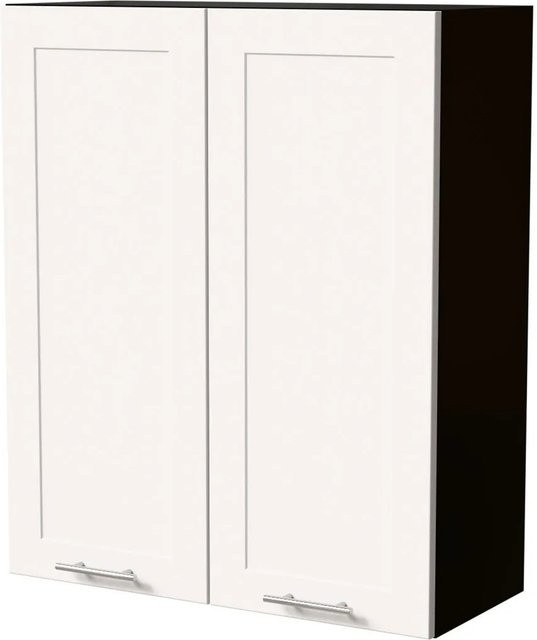 Feldmann-Wohnen Hängeschrank Oslo Küchenschrank Schwarz Weiß Matt B/T/H: 80 x 32,5 x 96 cm - Bild 1