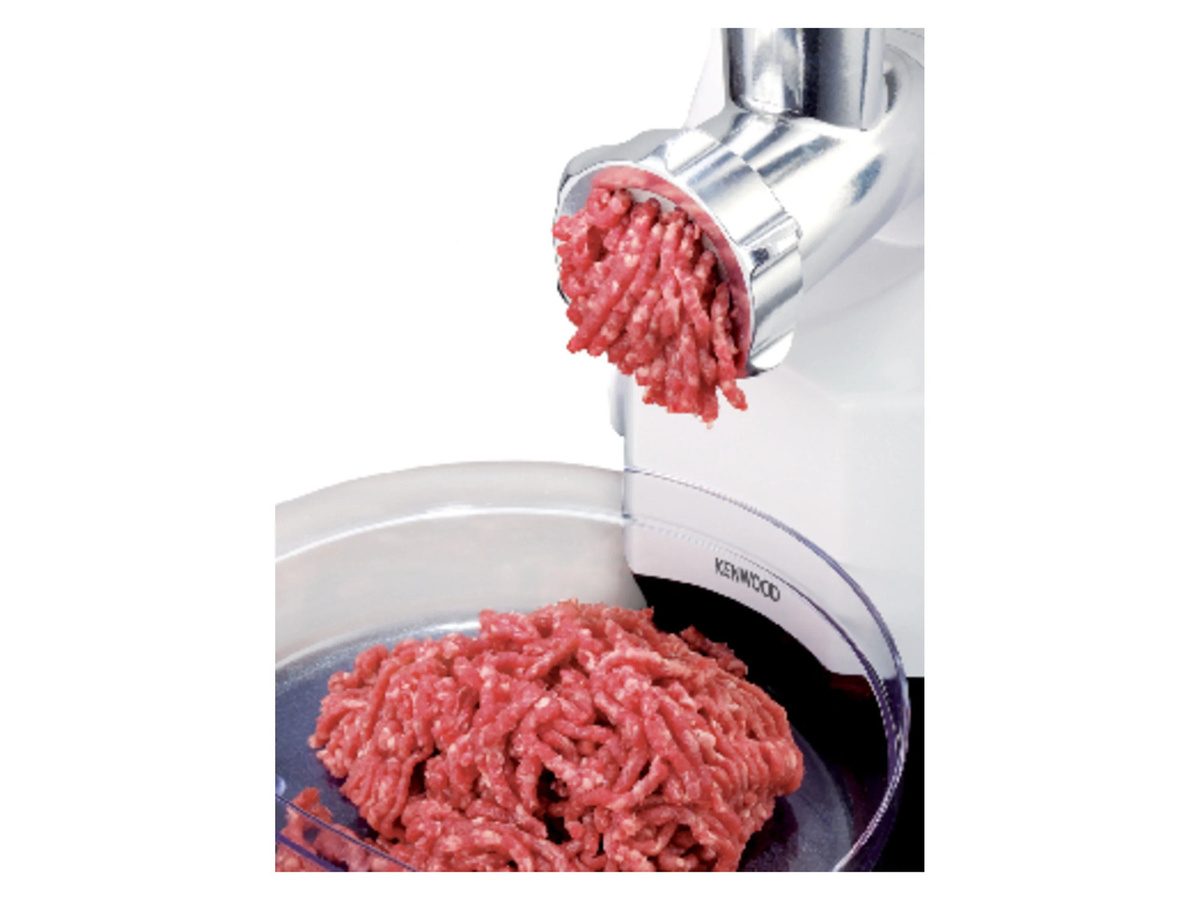 Kenwood Fleischwolf MG450 in Weiß mit Wurstfüller aus Edelstahl und Kunststoff - Bild 2