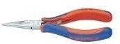 Knipex Elektronik-Greifzange spiegelpoliert in Silber mit Mehrkomponenten-Griffhülle, Länge: 145 mm - Bild 2
