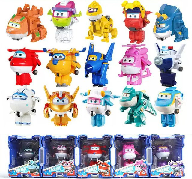 Bandai Super Wings Flugzeug Roboter Actionfiguren, Einzelfigur - Bild 1
