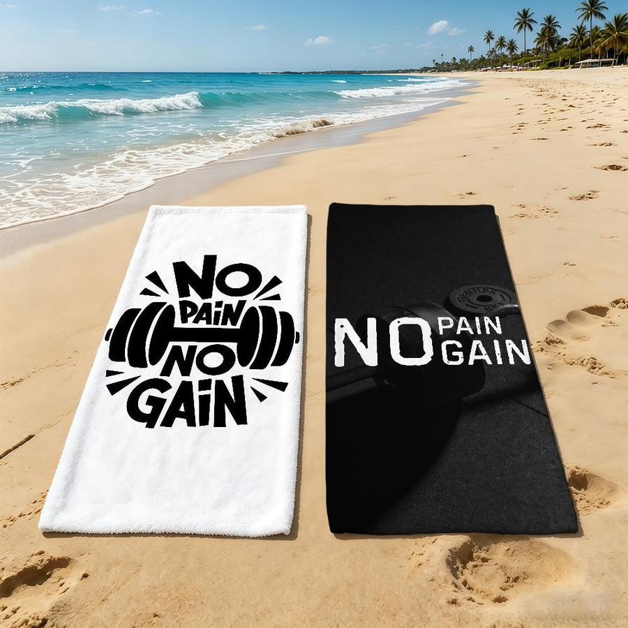 Saugfähiges und schnelltrocknendes Fitnessstudio Handtuch von JMG Household Supplies für Camping und Strand, B/H: 40 x 70 cm - Bild 3
