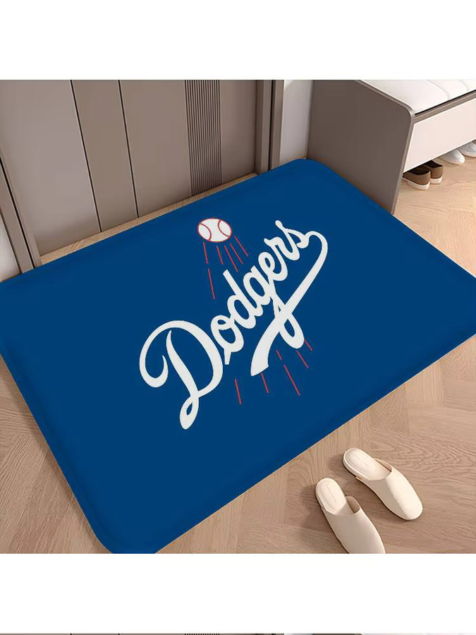 Potdemiel Los Angeles Dodgers Fußmatte, blau, rutschfest und waschbar, B/T: 60 x 40 cm - Bild 7