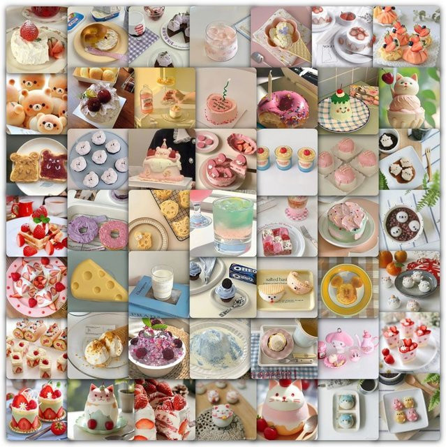 59 Stück Lebensmittelheilung Hintergrundaufkleber in Pastellfarben von YourLife Store für Journal und Dekoration, Mehrfarbig - Bild 1