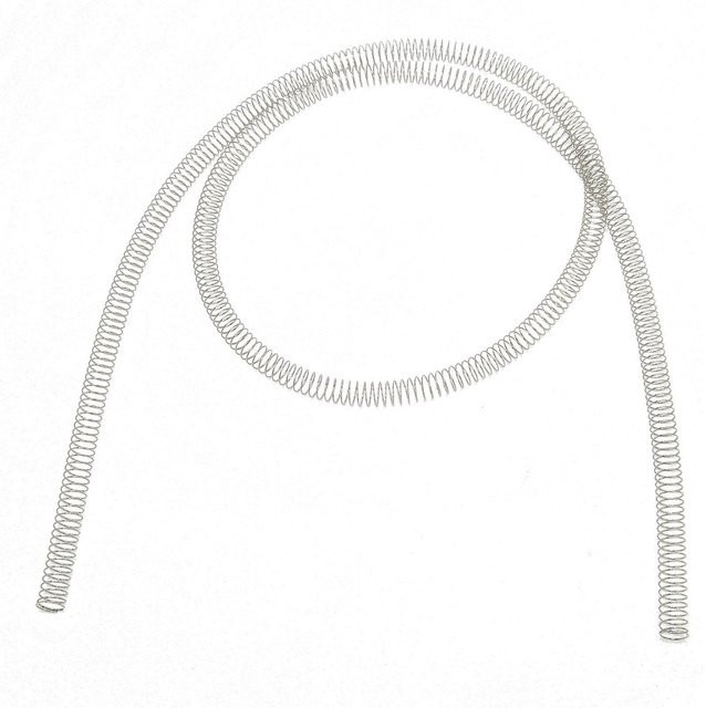 Koogeelife Wasserkühlungsschlauchfeder aus Edelstahl in White mit 7,5 mm Außendurchmesser und 100 cm Länge als Knickschutzfeder - Bild 1
