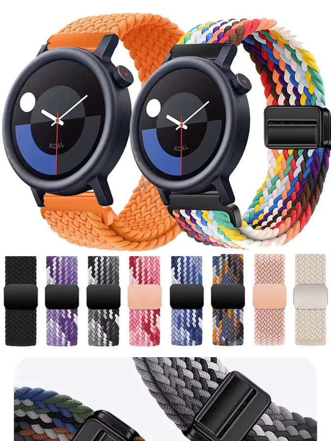 CMF Uhrenarmband, magnetisch geflochtene Solo-Schleife, 22 mm, Textil/NATO, Bunt - Bild 7