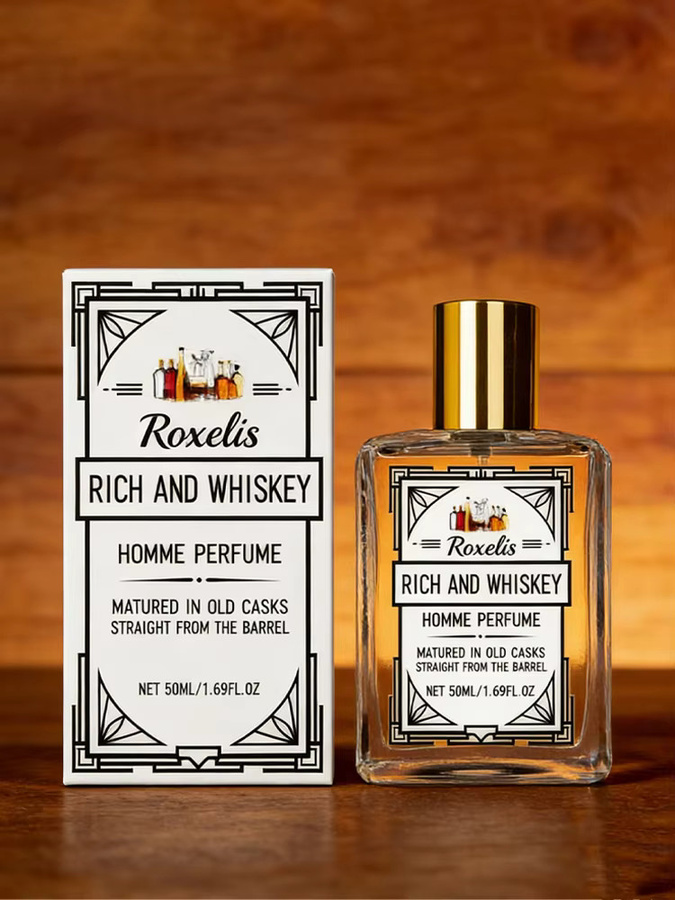 Roxelis Charm Whisky Herrenparfüm, 50 ml - Bild 4
