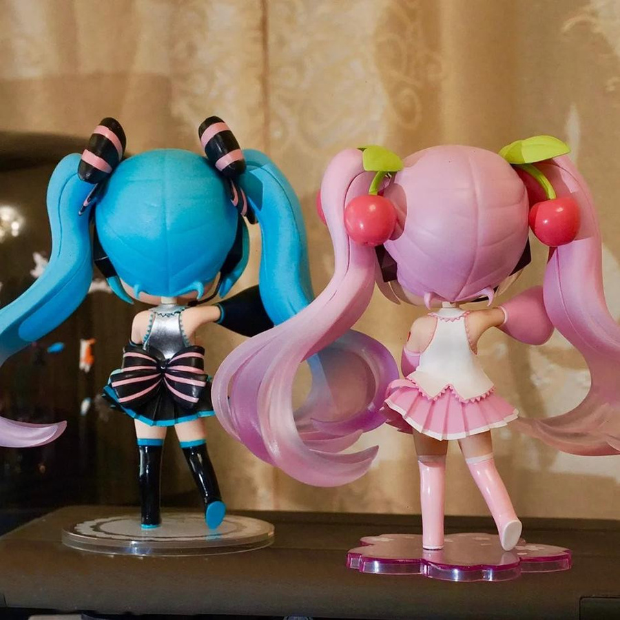 Fashnics Hatsune Miku Actionfigur Rosa Kirschblütenkleid PVC Puppe - Bild 3