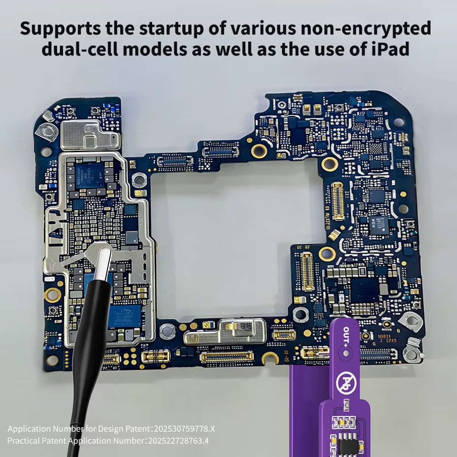 Lanrui M191 Universelles Power-On-Clip-Stromleckage-Erkennungswerkzeug in Lila für die Reparatur von IP- und Android-Smartphones mit 2 Modi - Bild 3