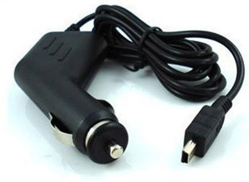 Mini USB Auto Ladegerät DC 5V 2.4A Netzstecker für DVR und GPS in Schwarz mit Micro-USB Anschluss - Bild 1