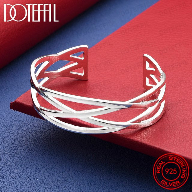 DOTEFFIL Armreif 925 Sterlingsilber, Unisex - Bild 1