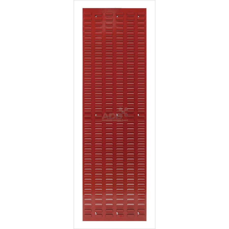 PROREGAL Orthogonale Schlitzplatte aus Stahl in Verkehrsrot, H x B: 148,2 x 45,6 cm - Bild 2