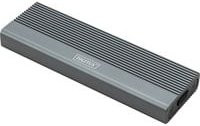Digitus DA-71120-1 M.2 PCIe NVMe SSD-Gehäuse mit USB-C Anschluss, 10 GBit/s, Farbe: Grau - Bild 1