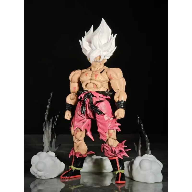 Bandai Dragon Ball SHF Super Saiyan Son Goku Battle Damaged 3.0, Anime-Actionfigur - Bild 3