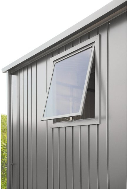 Biohort Fenster für Gerätehaus AvantGarde, HighLine und Panorama, Silber-Metallic/Grau, B: 188 cm, H: 81,5 cm, T: 2,5 cm - Bild 1