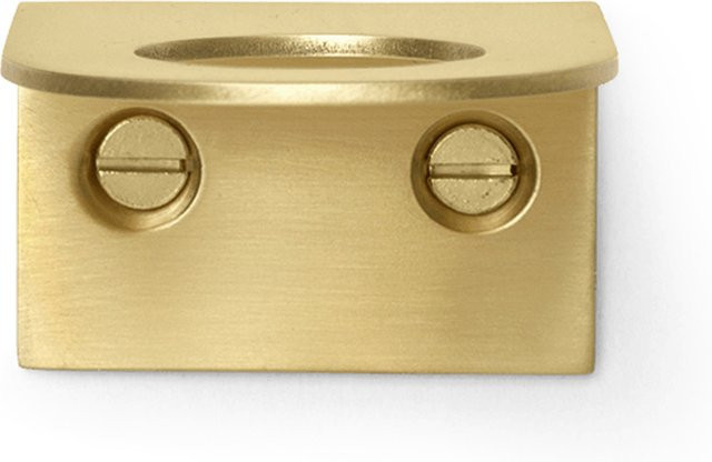 Ferm Living Basho Wandhalter aus Metall in Gold - Bild 1