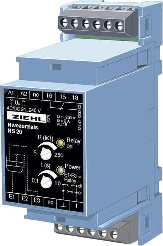 Steuerrelais Ziehl NS 20V 223440.CO mit 1 Relais-Ausgang in Blau - Bild 1