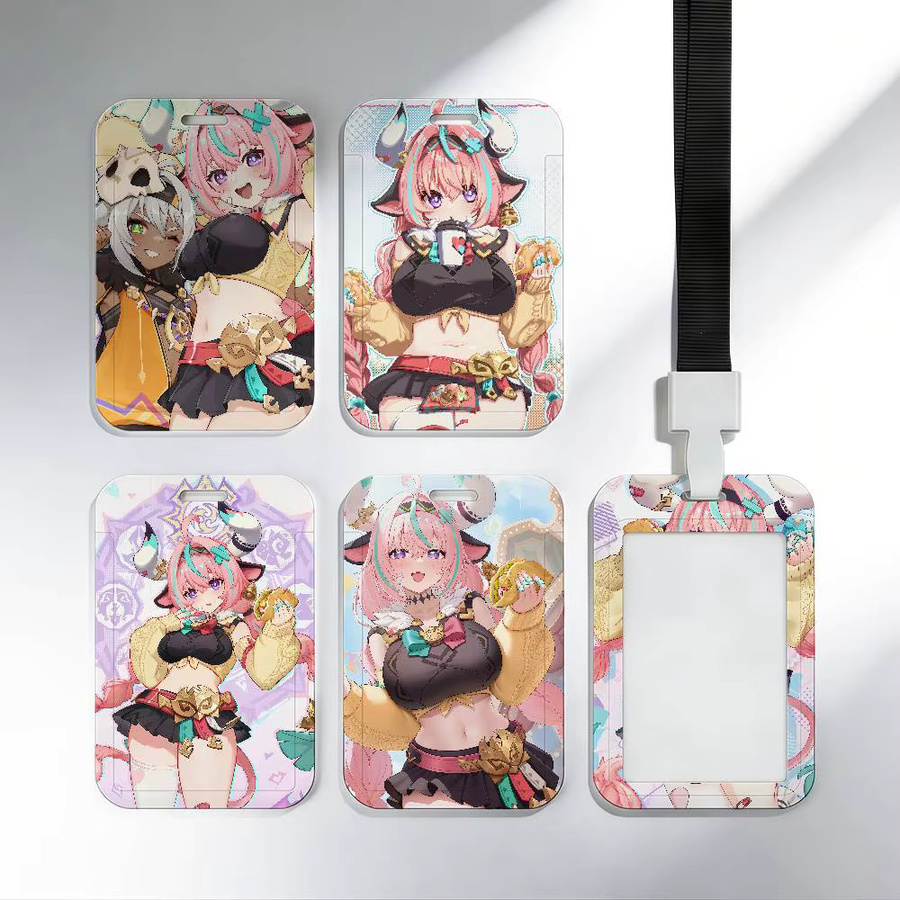 Varesa Genshin Impact Fanart Ausweishalter mit Klarsichtfenster für ID-Karten und Kreditkarten in Multicolour - Bild 3
