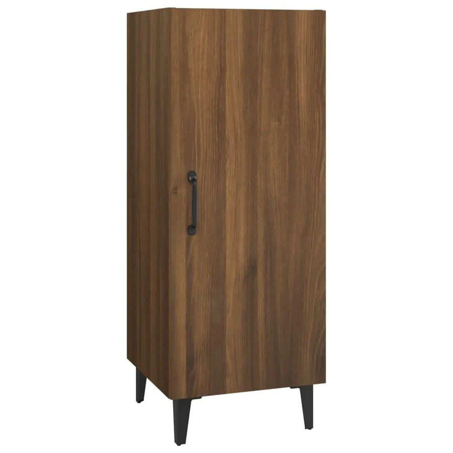 vidaXL Sideboard Eiche Braun aus Holzwerkstoff, B/T/H: 34,5 x 34,0 x 90,0 cm - Bild 2
