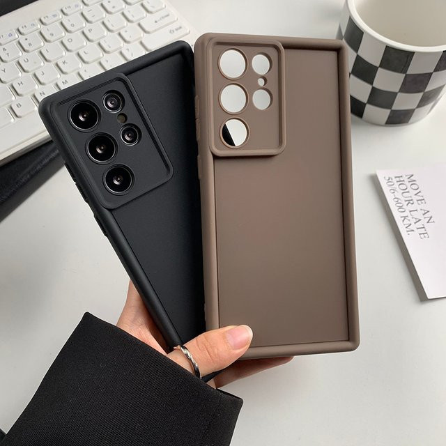 Stoßfeste TPU Schutzhülle für Samsung Galaxy S25 Ultra S24 FE S23 Plus S22 S21 S20 A56 A55 A54 A53 A52 A51 A50 in Luxus-Design - Bild 1