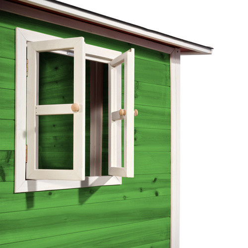 EXIT Loft 150 Holzspielhaus in Grün, B/H/T: 149 x 159 x 188 cm - Bild 2