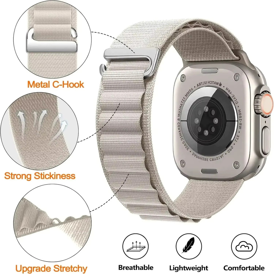 RWBANDS Uhrenarmband Alpine Loop, Nylon, für Apple Watch - Bild 3
