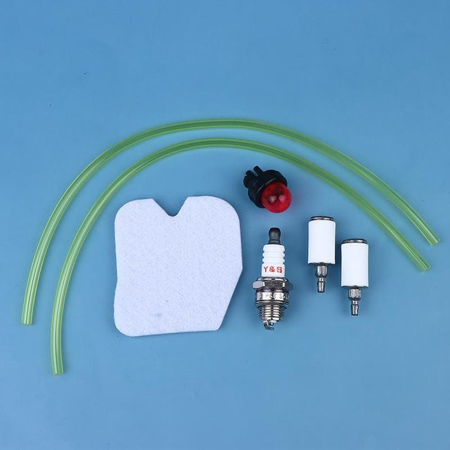 Binchi Outdoor Product Universelles Gartenfilter-Set mit Kraftstoffleitung, Primerbirne und Kraftstoffpumpenbaugruppe für Kettensäge und Rasenmäher - Bild 1