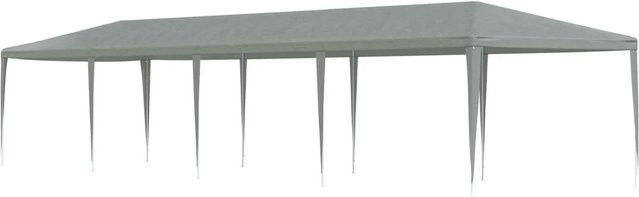 vidaXL Partyzelt aus Stahl und PE in Hellgrau, B/T/H: 1200 x 300 x 255 cm - Bild 1