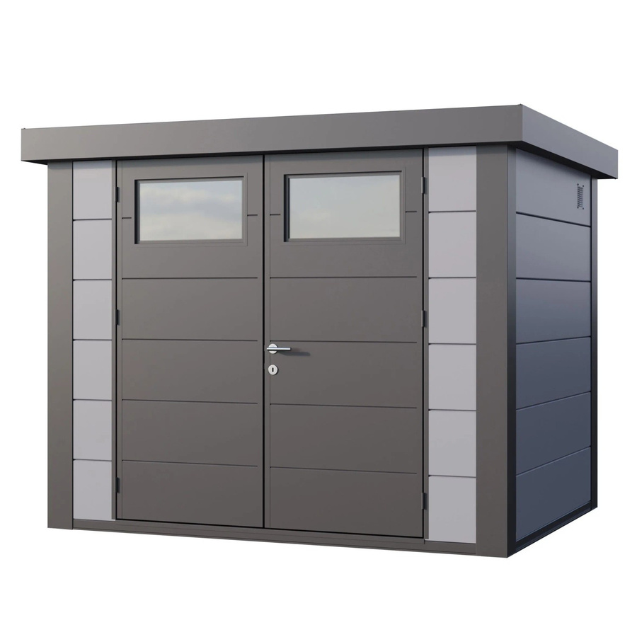 Telluria Gerätehaus Classico in Grau mit Außenmaß B/H/T: 288 x 219 x 228 cm - Bild 2